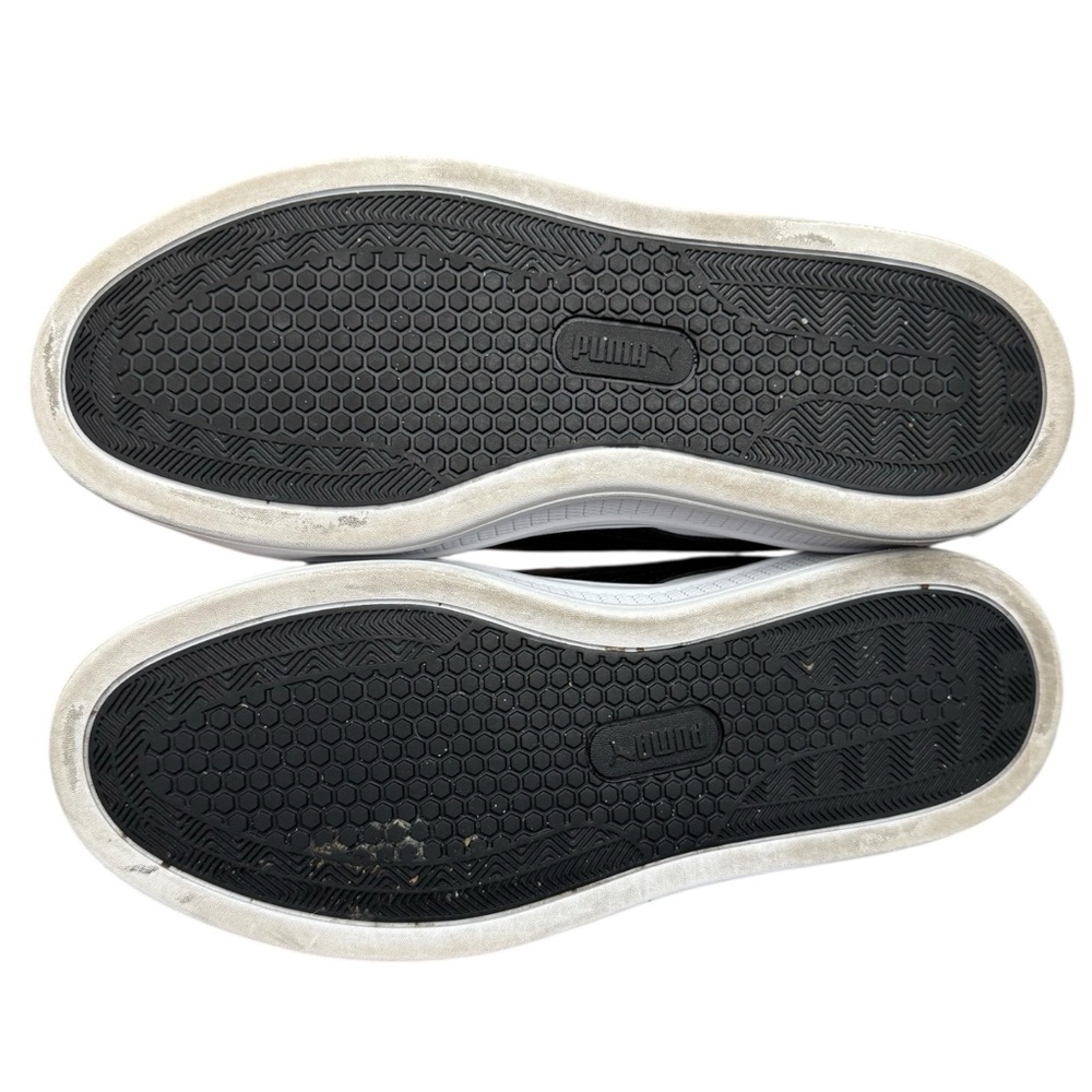 Puma Smash V3 Platform Sneaker Two Tone White & Black Women’s Size 8.5 - Picture 8 of 9